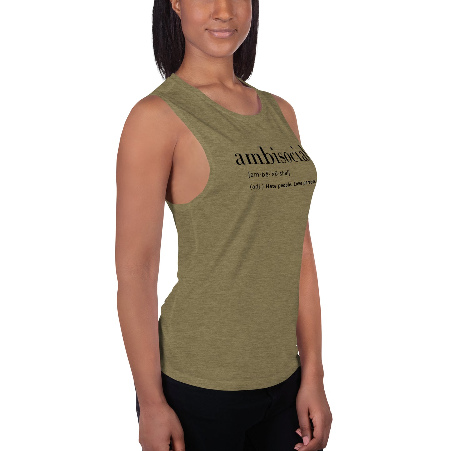 Ambisocial Ladies’ Muscle Tank