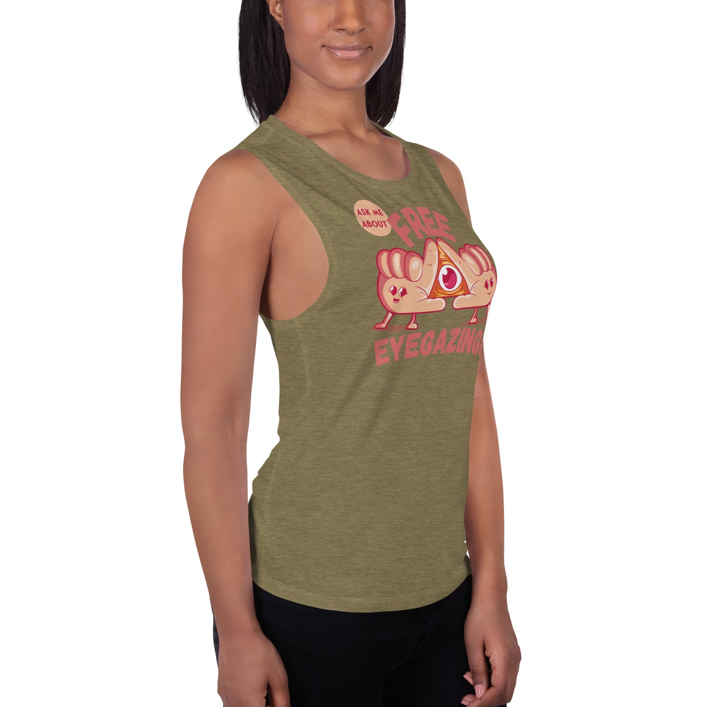 Free Eyegazing Ladies’ Muscle Tank