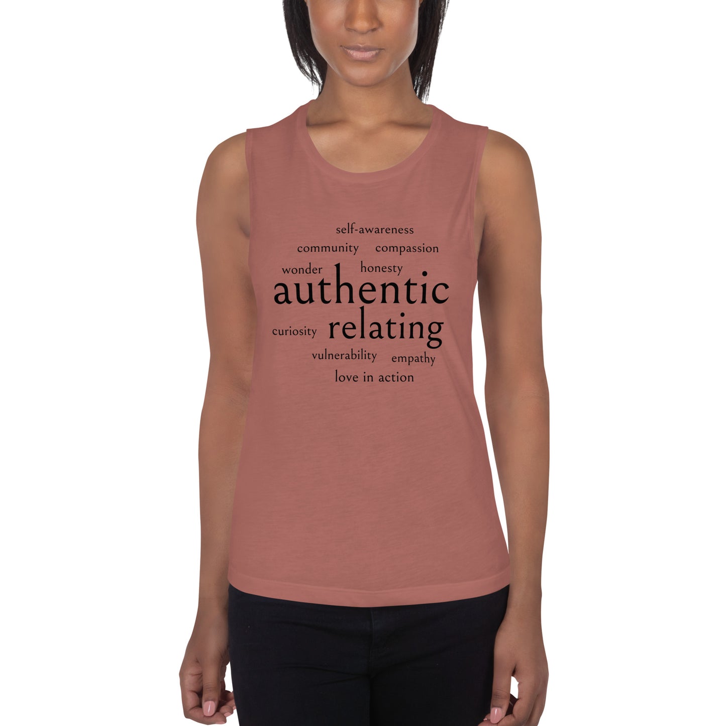 Authentic Relating Ladies’ Muscle Tank