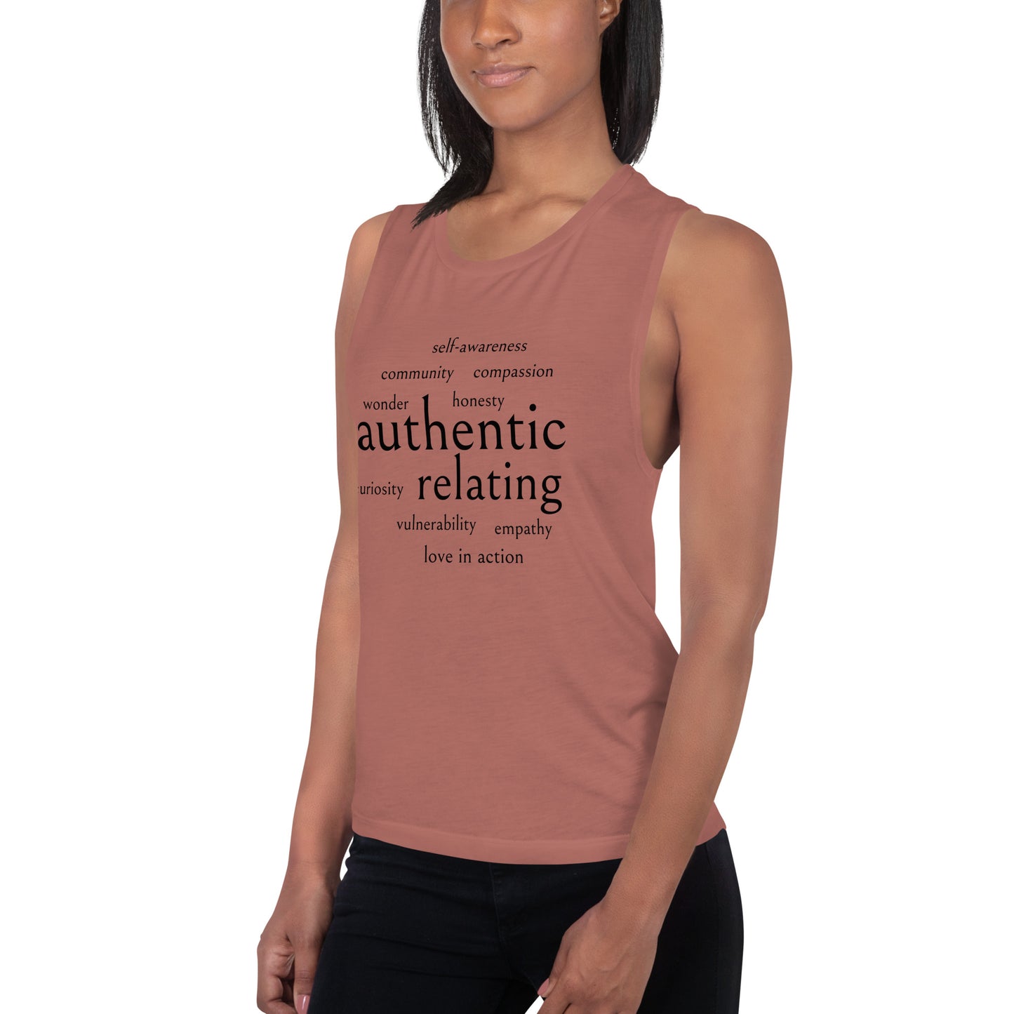 Authentic Relating Ladies’ Muscle Tank
