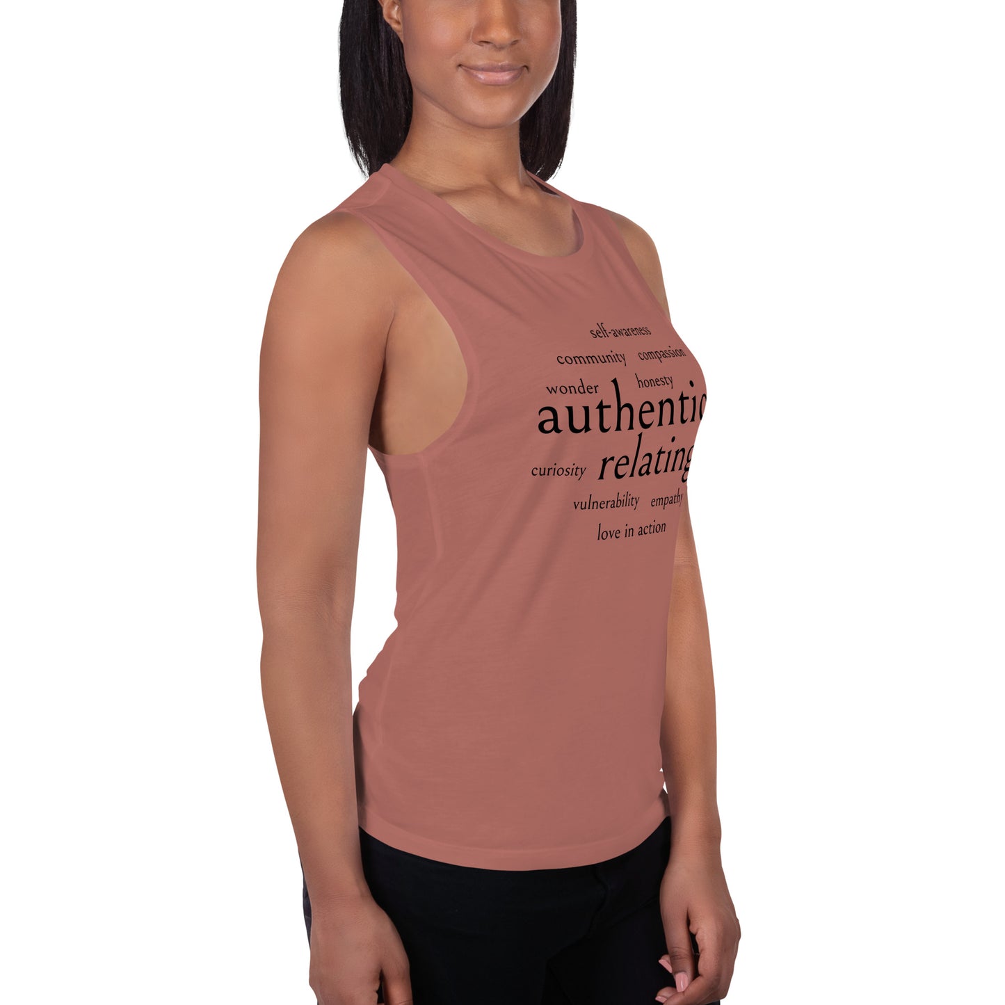 Authentic Relating Ladies’ Muscle Tank