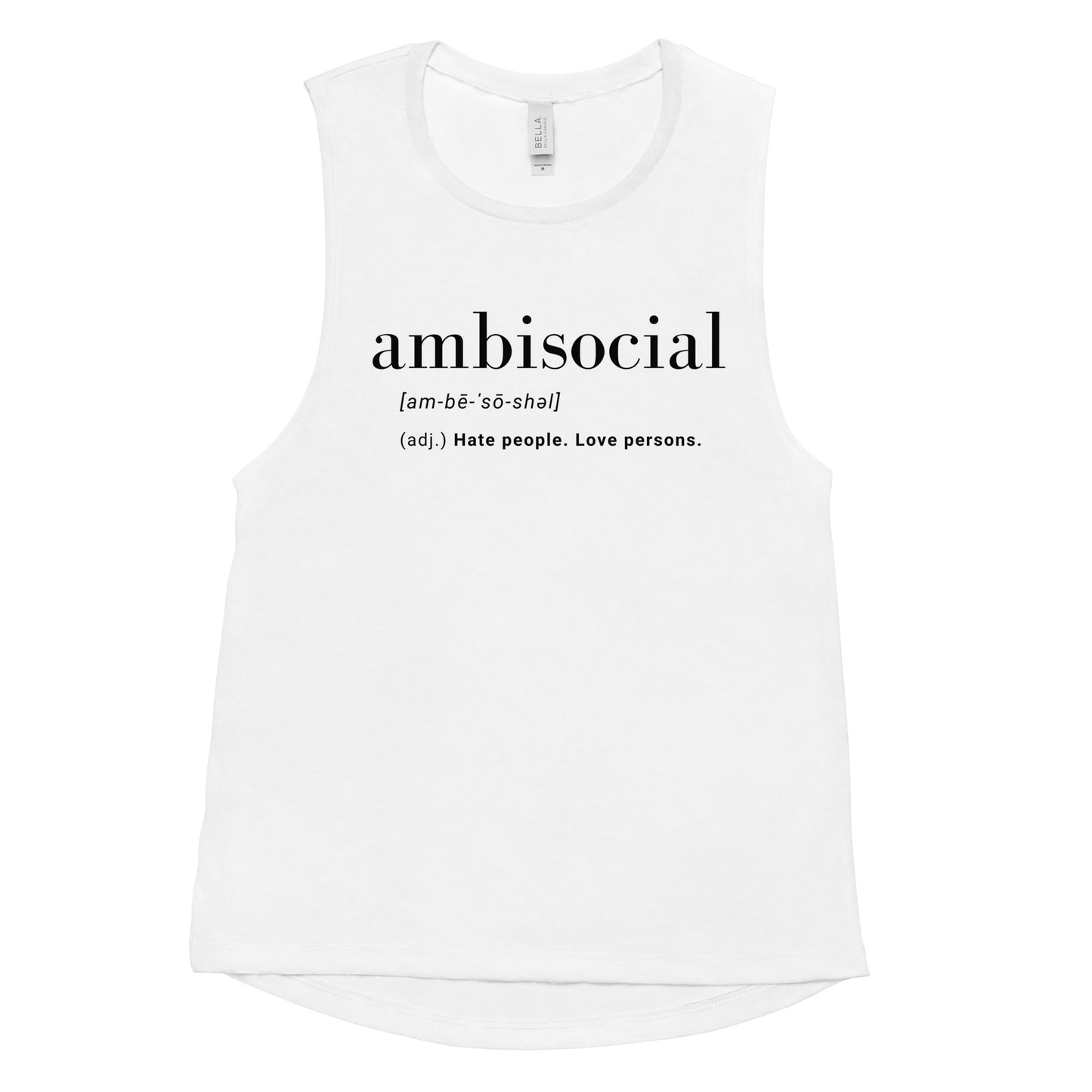 Ambisocial Ladies’ Muscle Tank