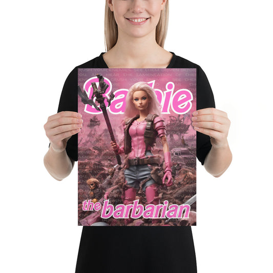 Barbie Barbarian Poster