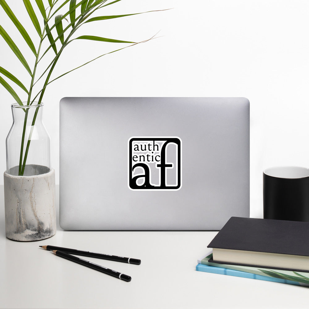Authentic AF Bubble-free stickers