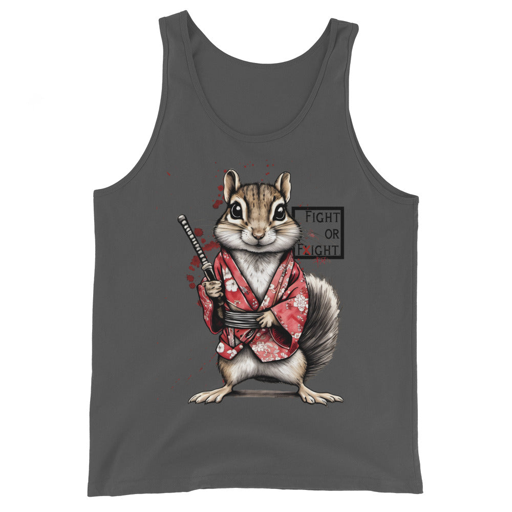 Stabby McSquirrel unisex muscle tank