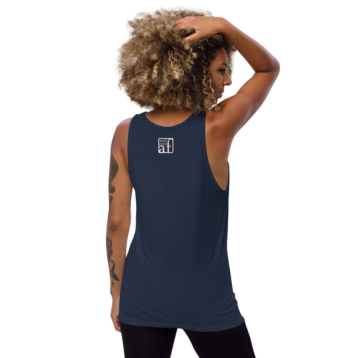 Emotional Support Human unisex muscle tank