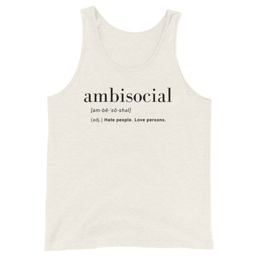 Ambisocial Unisex Muscle Tank