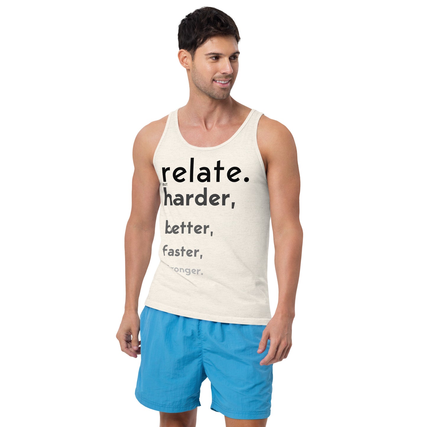 Relate Harder Unisex Muscle Tank