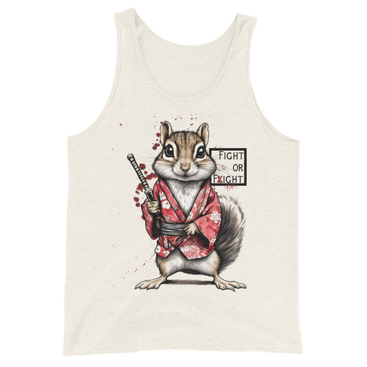 Stabby McSquirrel unisex muscle tank