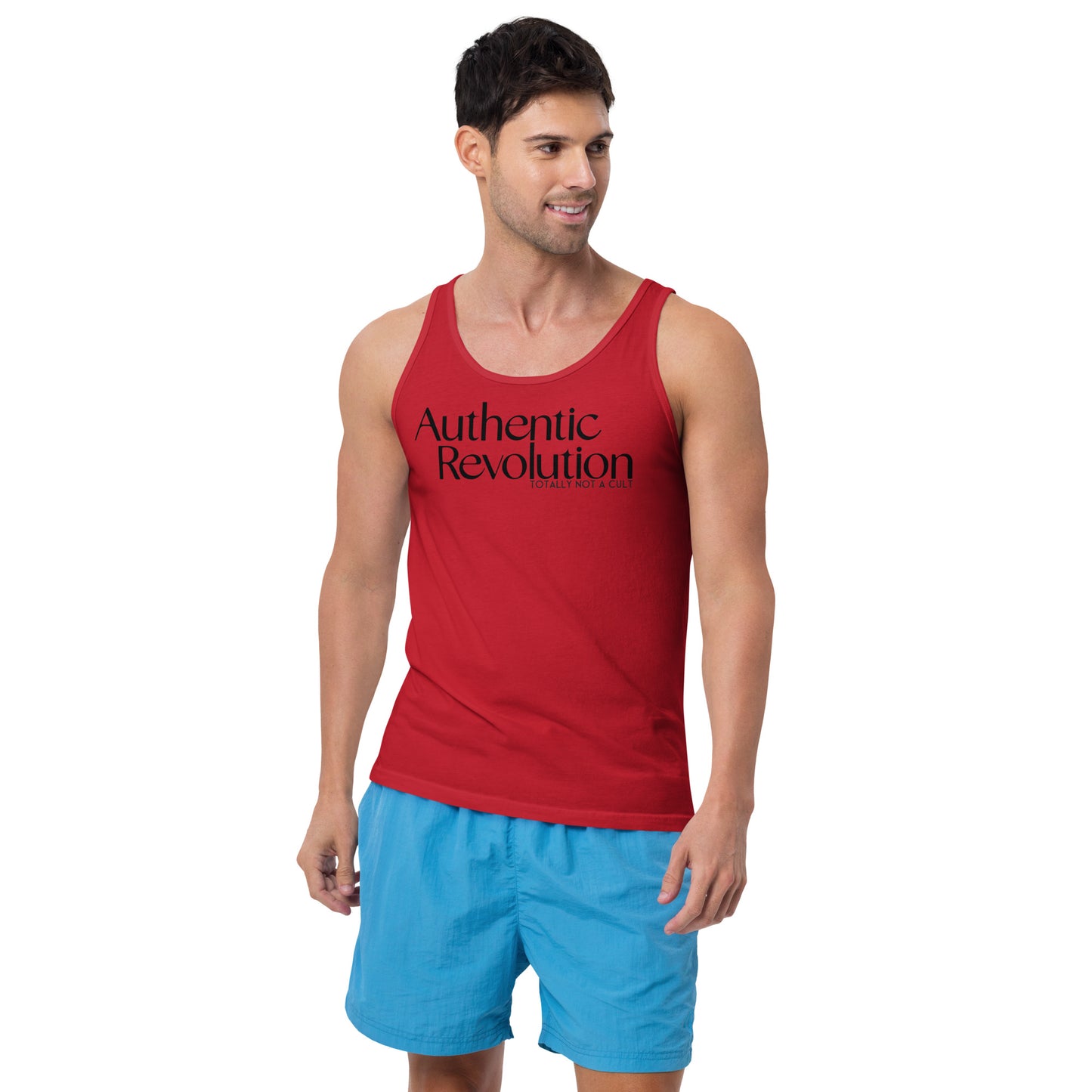 Totally Not a Cult (AuthRev) Unisex Muscle Tank