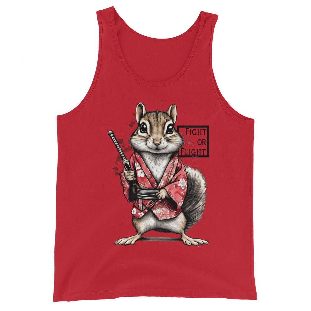 Stabby McSquirrel unisex muscle tank