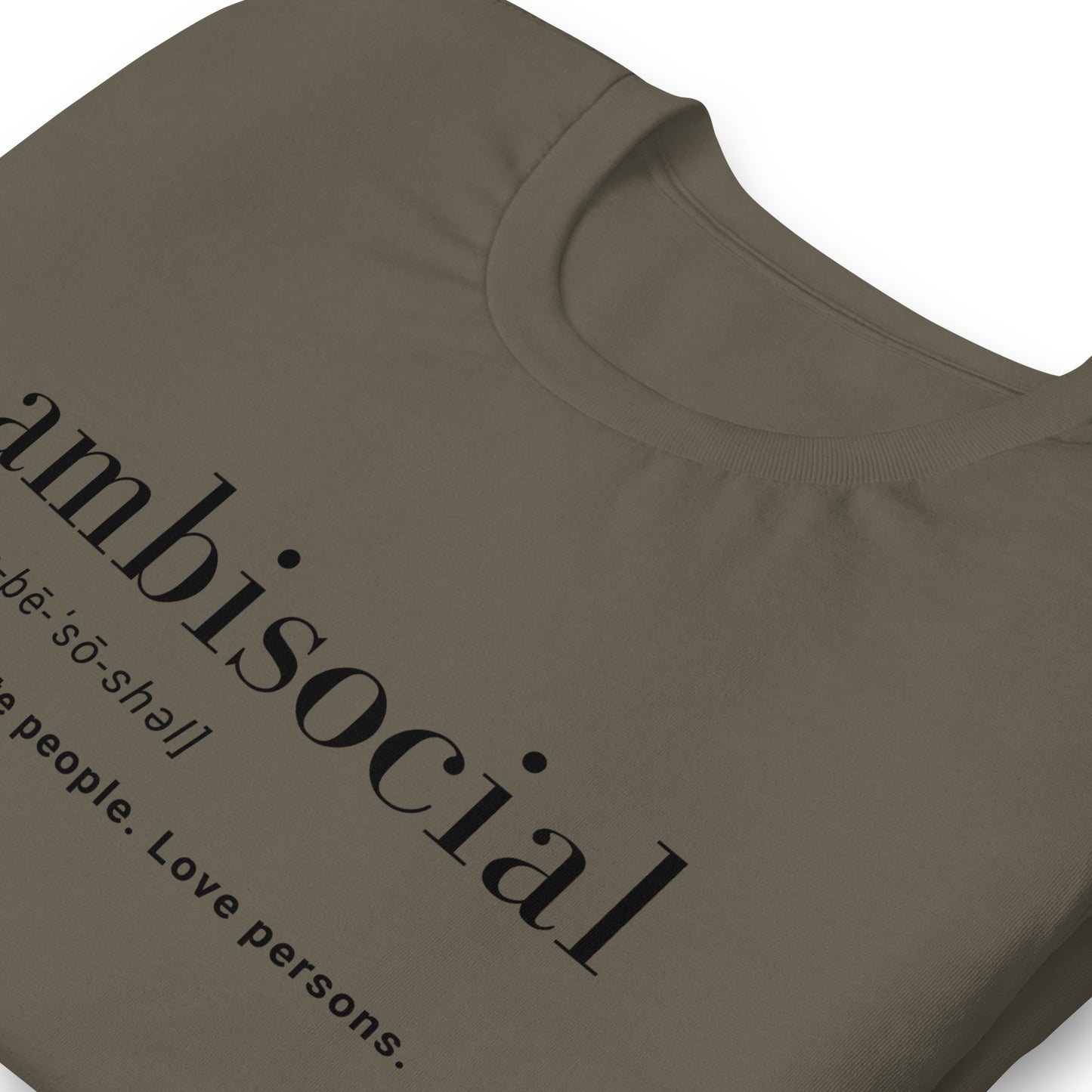 Ambisocial Unisex t-shirt