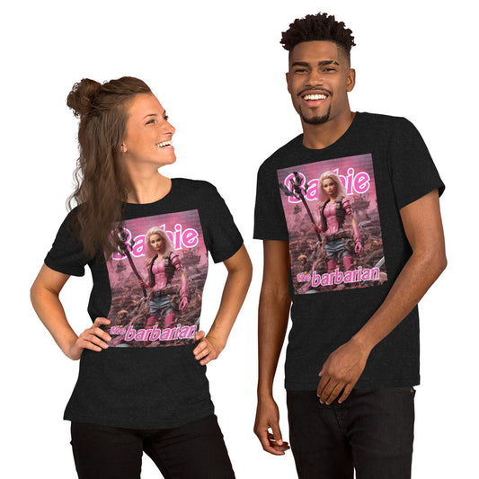 Barbie Barbarian Unisex t-shirt