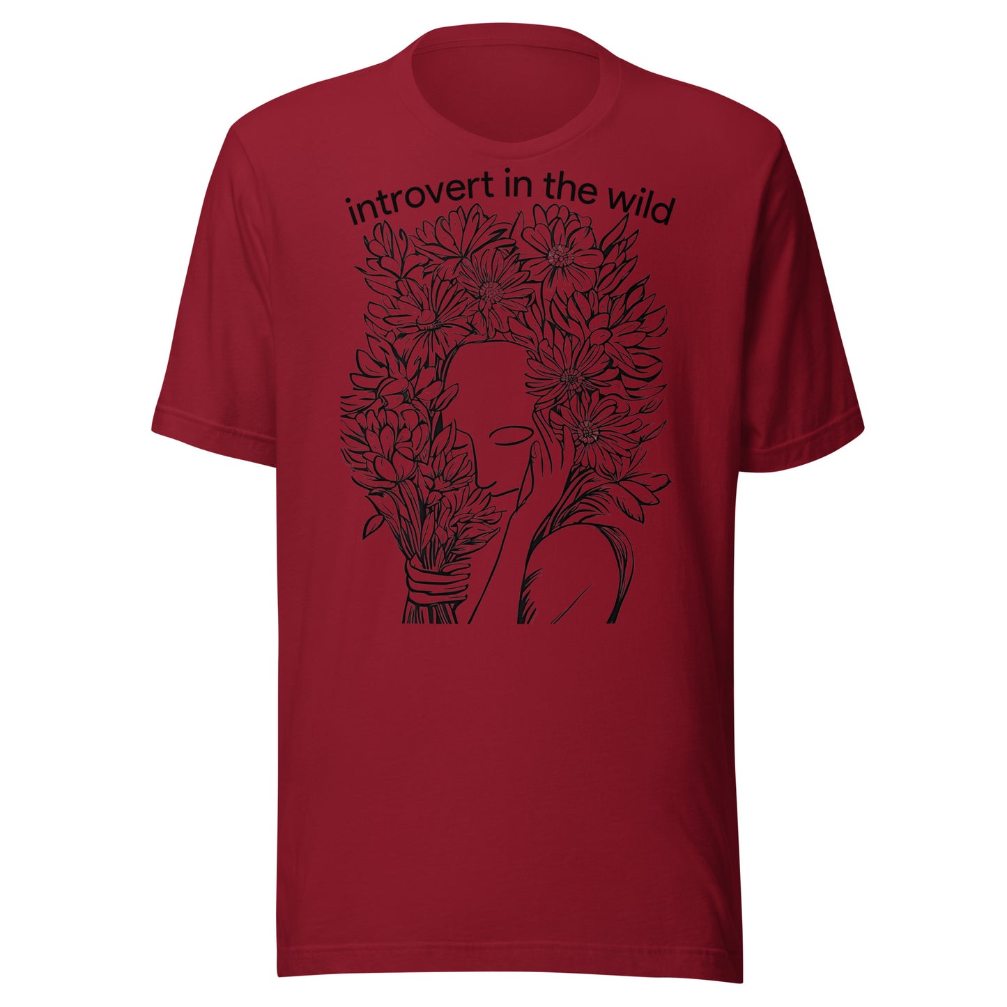 Introvert in the Wild Unisex t-shirt