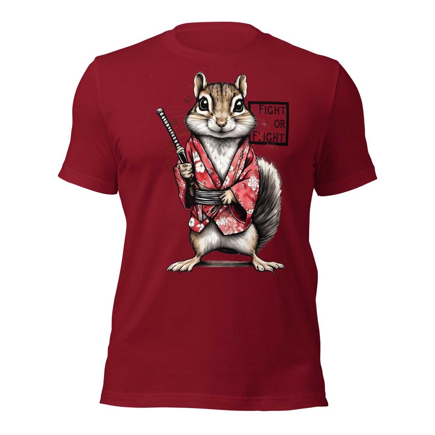 Stabby McSquirrel Unisex t-shirt