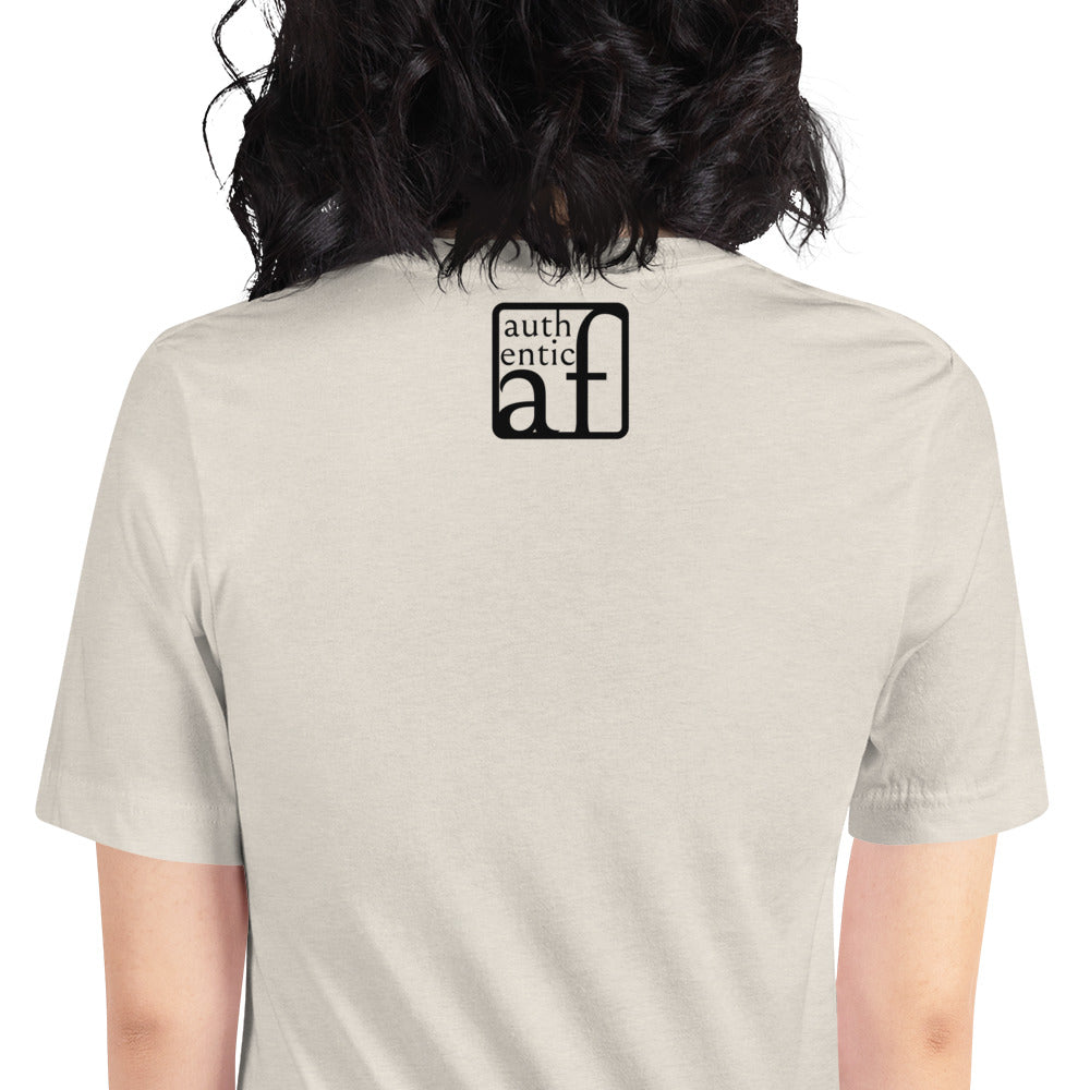 Carl Rogers: "Be affirmed. Be very affirmed." Unisex t-shirt