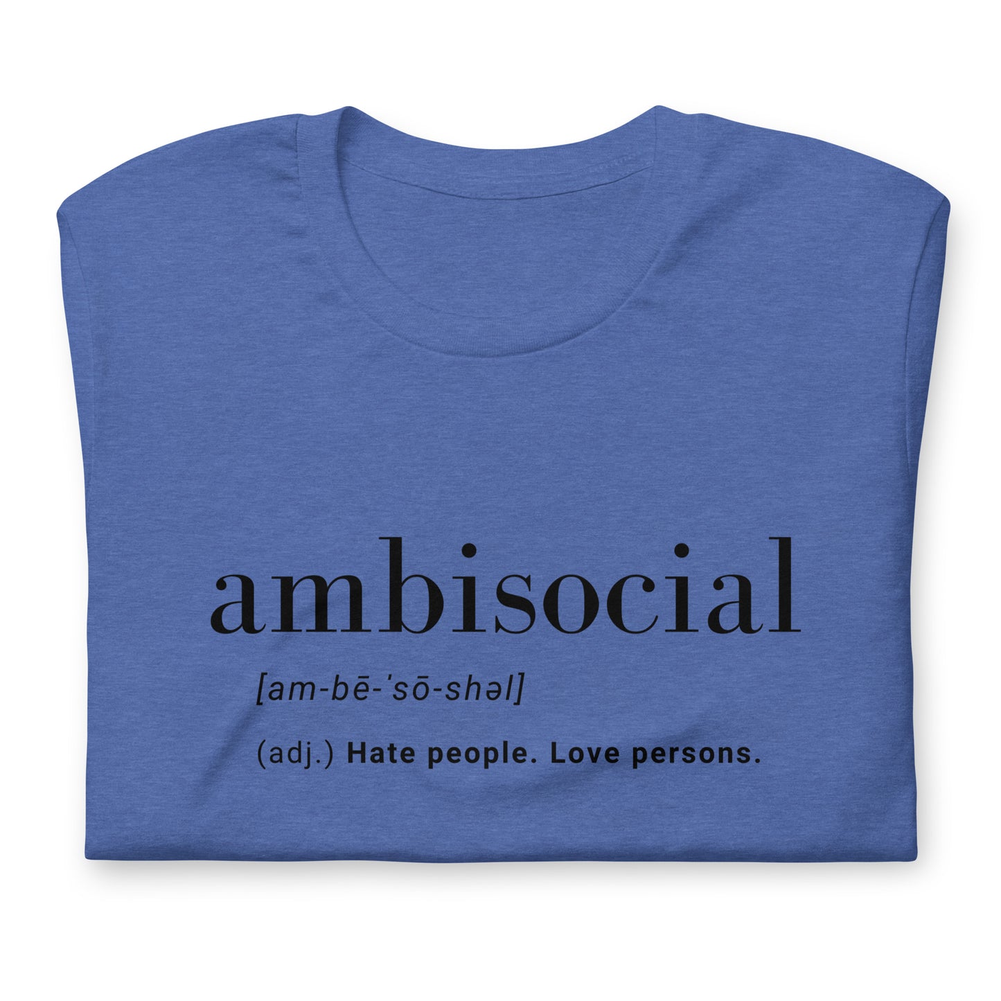 Ambisocial Unisex t-shirt