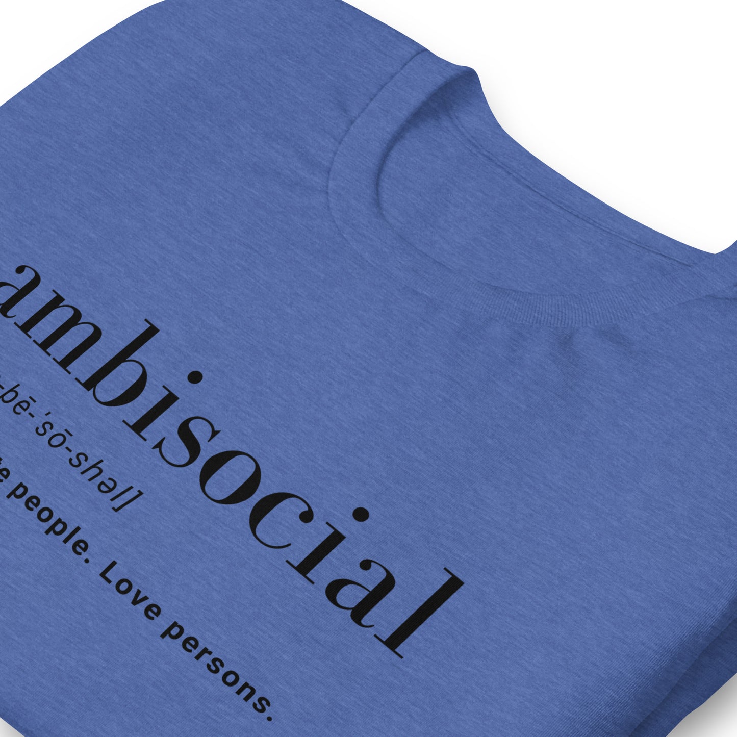 Ambisocial Unisex t-shirt