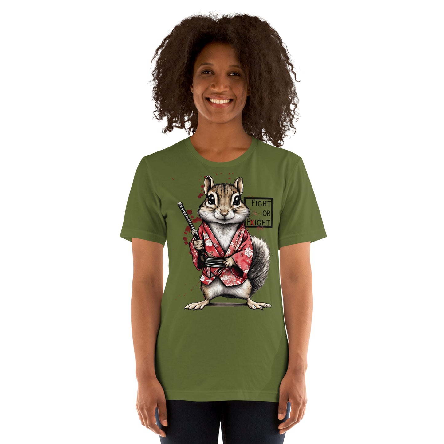 Stabby McSquirrel Unisex t-shirt
