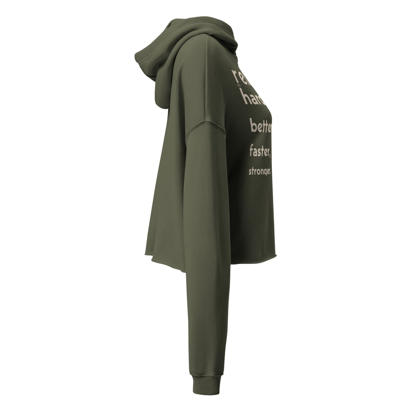 Relate Harder Crop Hoodie