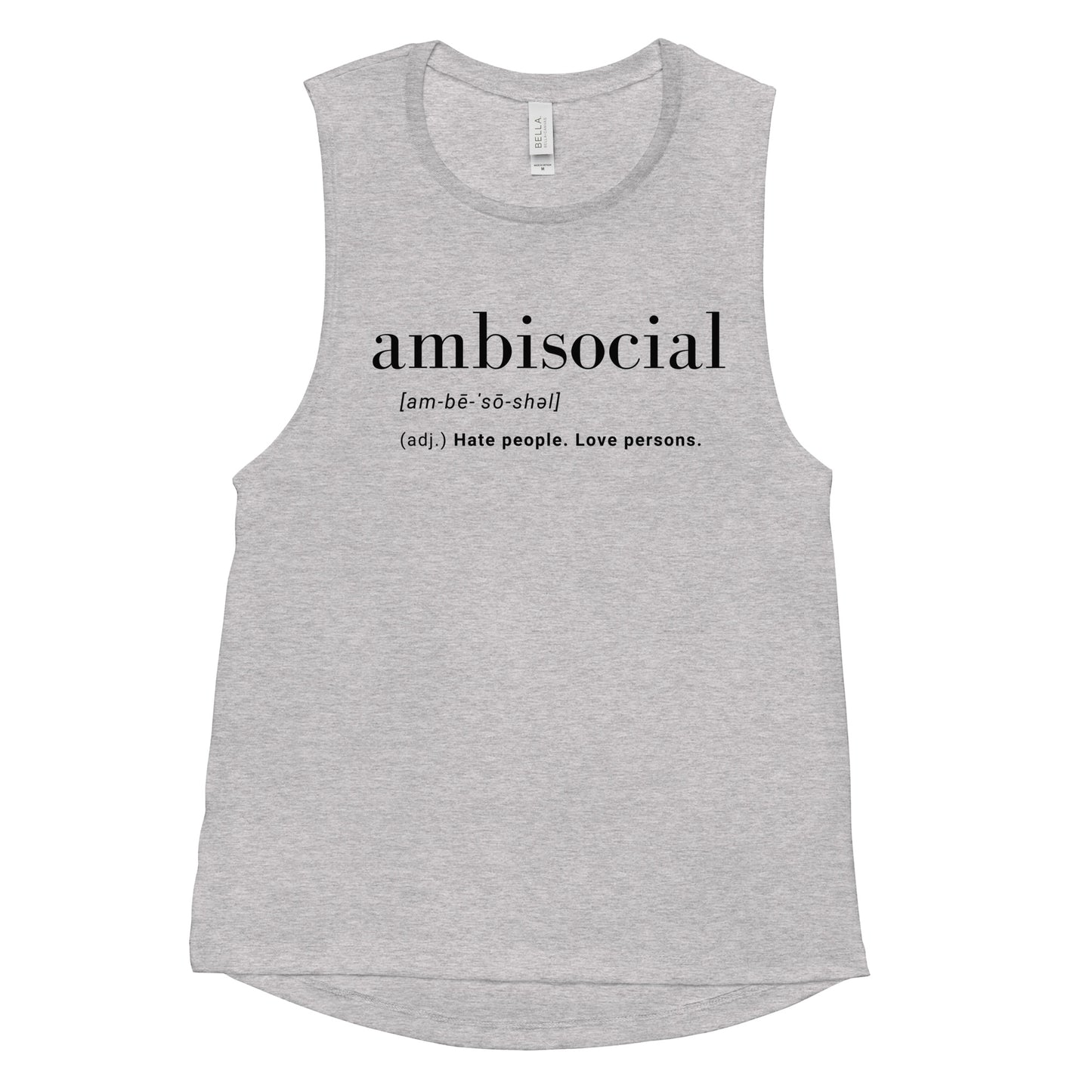 Ambisocial Ladies’ Muscle Tank