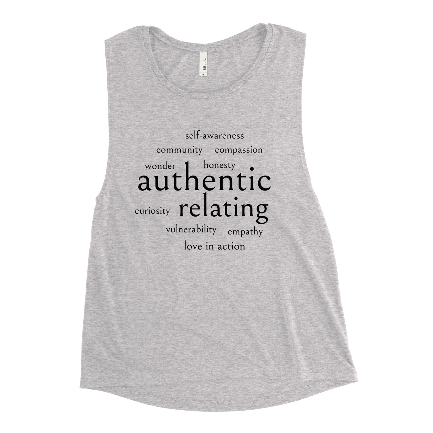 Authentic Relating Ladies’ Muscle Tank