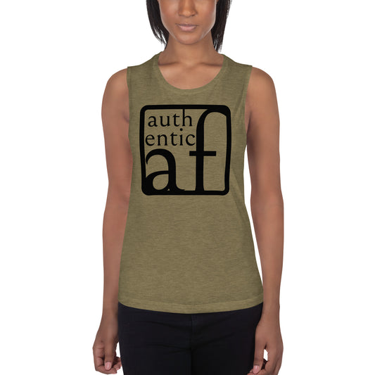 Authentic AF Ladies’ Muscle Tank