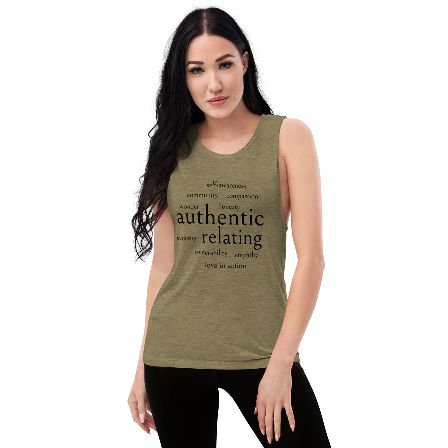 Authentic Relating Ladies’ Muscle Tank