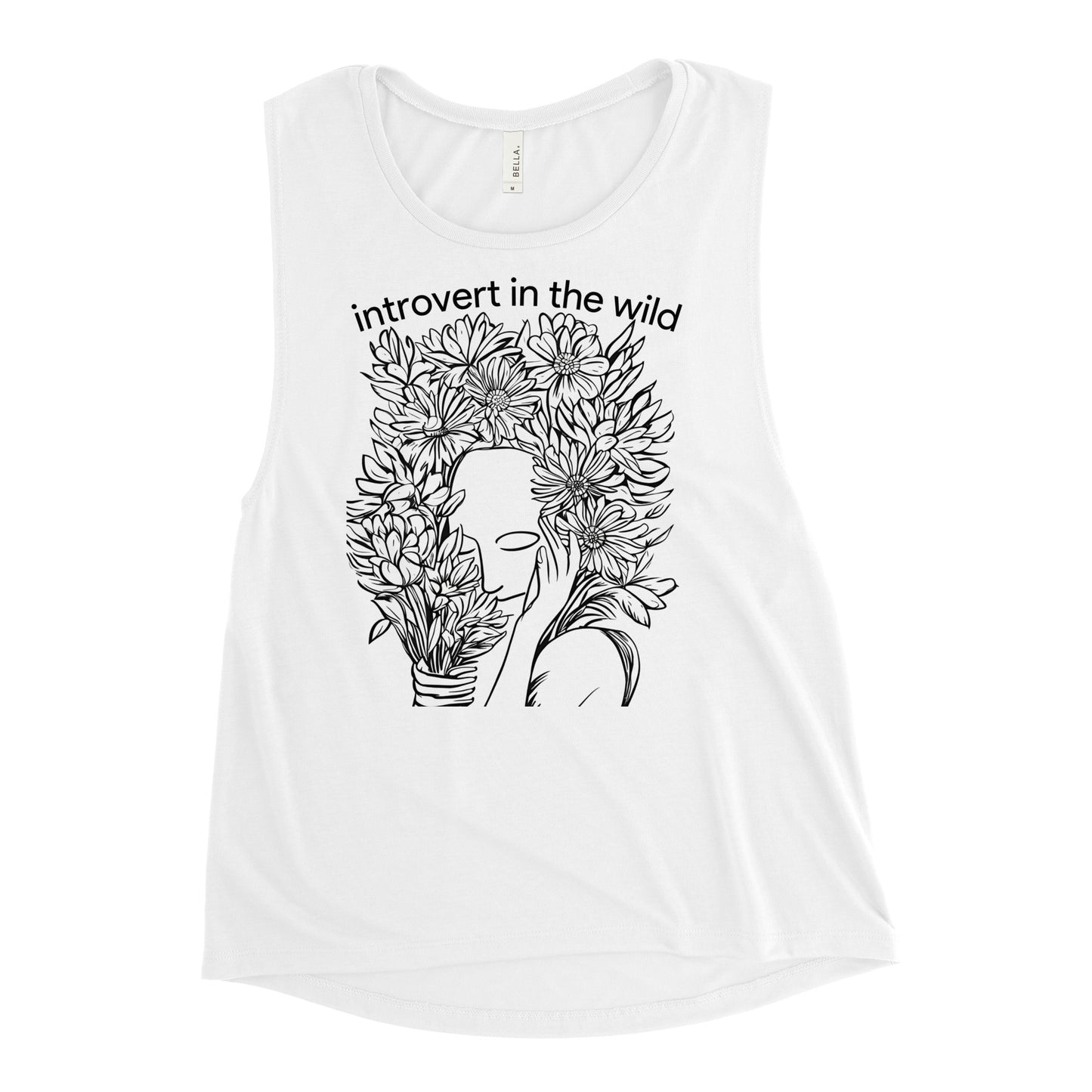 Introvert in the Wild Ladies’ Muscle Tank